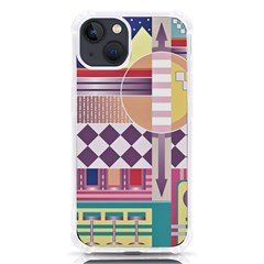 Abstract Shapes Colors Gradient Iphone 13 Tpu Uv Print Case