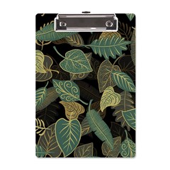 Autumn Fallen Leaves Dried Leaves A5 Acrylic Clipboard by Simbadda