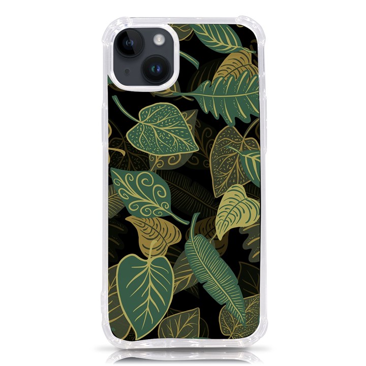 Autumn Fallen Leaves Dried Leaves iPhone 14 Plus TPU UV Print Case