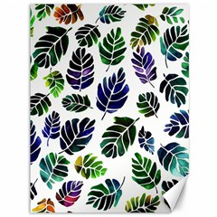 Leaves Watercolor Ornamental Decorative Design Canvas 36  X 48  by Simbadda