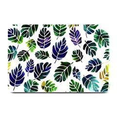 Leaves Watercolor Ornamental Decorative Design Plate Mats by Simbadda