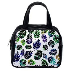 Leaves Watercolor Ornamental Decorative Design Classic Handbag (one Side) by Simbadda