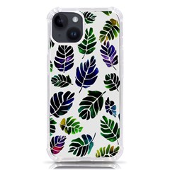 Leaves Watercolor Ornamental Decorative Design Iphone 14 Tpu Uv Print Case by Simbadda