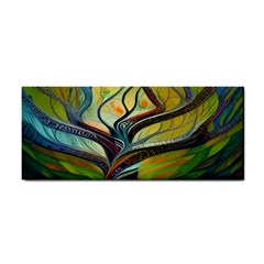 Tree Magical Colorful Abstract Metaphysical Hand Towel by Simbadda