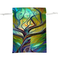 Tree Magical Colorful Abstract Metaphysical Lightweight Drawstring Pouch (xl) by Simbadda