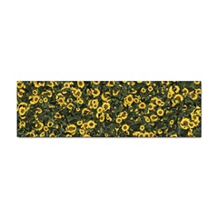 Sunflowers Yellow Flowers Flowers Digital Drawing Sticker Bumper (10 Pack) by Simbadda