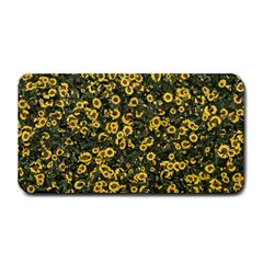 Sunflowers Yellow Flowers Flowers Digital Drawing Medium Bar Mat by Simbadda