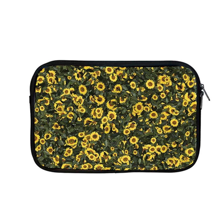 Sunflowers Yellow Flowers Flowers Digital Drawing Apple MacBook Pro 13  Zipper Case