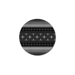 Abstract Art Artistic Backdrop Black Brush Card Golf Ball Marker by Simbadda