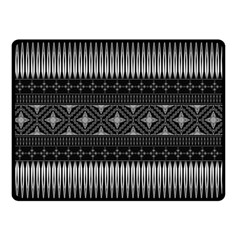 Abstract Art Artistic Backdrop Black Brush Card Two Sides Fleece Blanket (small) by Simbadda