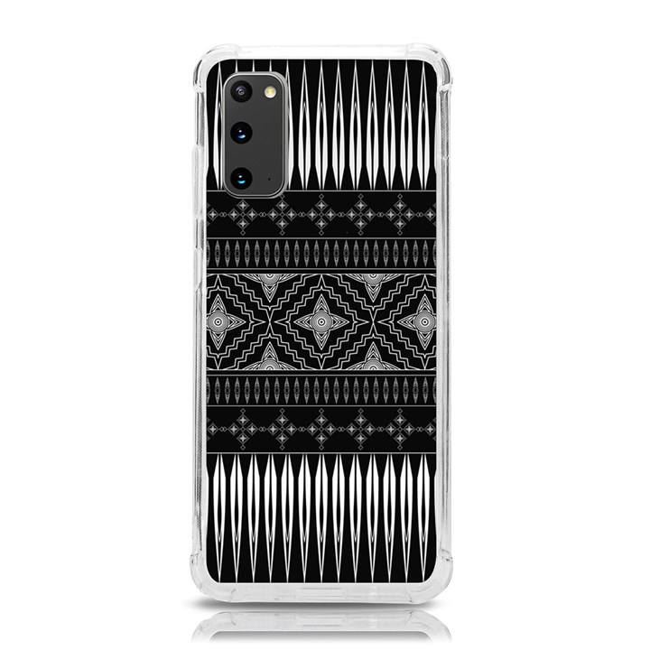 Abstract Art Artistic Backdrop Black Brush Card Samsung Galaxy S20 6.2 Inch TPU UV Case