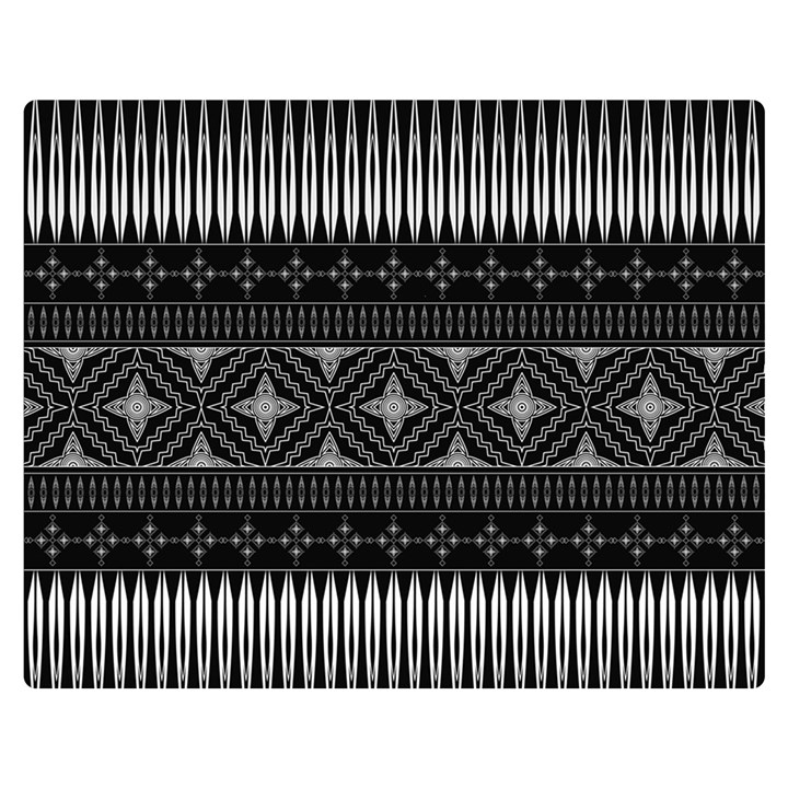 Abstract Art Artistic Backdrop Black Brush Card Premium Plush Fleece Blanket (Medium)