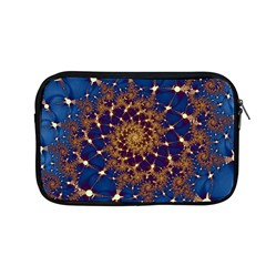 Fractal Spiral Art Pattern Blue Design Apple MacBook Pro 13  Zipper Case