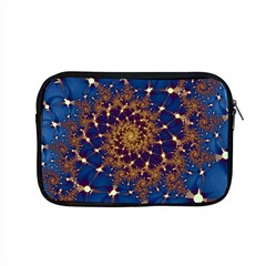 Fractal Spiral Art Pattern Blue Design Apple MacBook Pro 15  Zipper Case