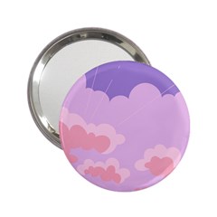 Sky Nature Sunset Clouds Space Fantasy Sunrise 2 25  Handbag Mirrors by Simbadda