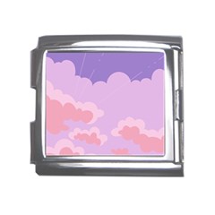 Sky Nature Sunset Clouds Space Fantasy Sunrise Mega Link Italian Charm (18mm) by Simbadda