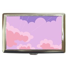 Sky Nature Sunset Clouds Space Fantasy Sunrise Cigarette Money Case by Simbadda