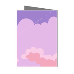 Sky Nature Sunset Clouds Space Fantasy Sunrise Mini Greeting Cards (pkg Of 8) by Simbadda