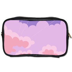 Sky Nature Sunset Clouds Space Fantasy Sunrise Toiletries Bag (one Side) by Simbadda