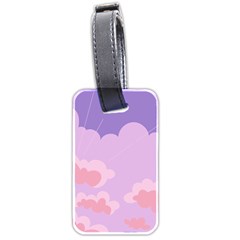 Sky Nature Sunset Clouds Space Fantasy Sunrise Luggage Tag (two Sides) by Simbadda