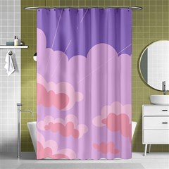 Sky Nature Sunset Clouds Space Fantasy Sunrise Shower Curtain 48  X 72  (small)  by Simbadda