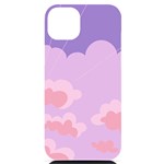 Sky Nature Sunset Clouds Space Fantasy Sunrise iPhone 14 Plus Black UV Print Case Front