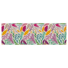 Leaves Colorful Leaves Seamless Design Leaf Banner And Sign 12  X 4  by Simbadda