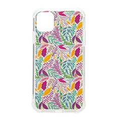 Leaves Colorful Leaves Seamless Design Leaf Iphone 11 Tpu Uv Print Case by Simbadda