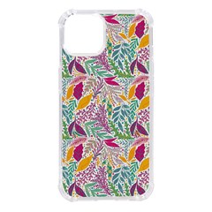 Leaves Colorful Leaves Seamless Design Leaf Iphone 14 Tpu Uv Print Case by Simbadda