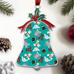 Plush Toys Stuffed Toys Stuffed Animals Metal Holly Leaf Bell Ornament by Simbadda