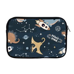 Space Theme Art Pattern Design Wallpaper Apple Macbook Pro 17  Zipper Case by Simbadda