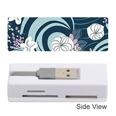 Flowers Pattern Floral Ocean Abstract Digital Art Memory Card Reader (stick) by Simbadda