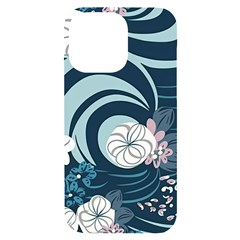 Flowers Pattern Floral Ocean Abstract Digital Art Iphone 14 Pro Max Black Uv Print Case by Simbadda