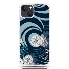 Flowers Pattern Floral Ocean Abstract Digital Art Iphone 13 Tpu Uv Print Case