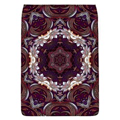 Rosette Kaleidoscope Mosaic Abstract Background Removable Flap Cover (l) by Simbadda