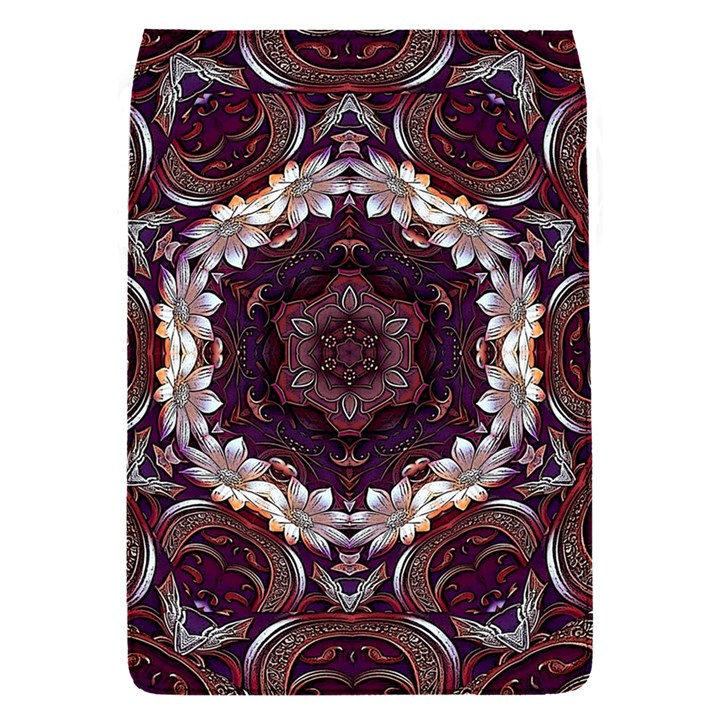 Rosette Kaleidoscope Mosaic Abstract Background Removable Flap Cover (S)