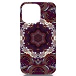 Rosette Kaleidoscope Mosaic Abstract Background iPhone 14 Pro Max Black UV Print Case Front