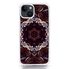 Rosette Kaleidoscope Mosaic Abstract Background Iphone 14 Tpu Uv Print Case by Simbadda