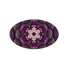 Rosette Kaleidoscope Mosaic Abstract Background Art Sticker Oval (100 pack)