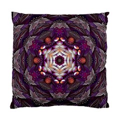 Rosette Kaleidoscope Mosaic Abstract Background Art Standard Cushion Case (One Side)