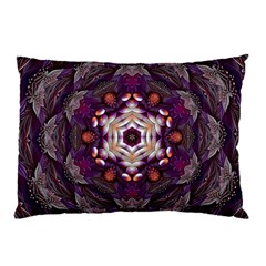 Rosette Kaleidoscope Mosaic Abstract Background Art Pillow Case