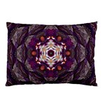 Rosette Kaleidoscope Mosaic Abstract Background Art Pillow Case (Two Sides) Back