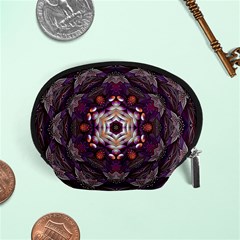 Rosette Kaleidoscope Mosaic Abstract Background Art Accessory Pouch (Small)