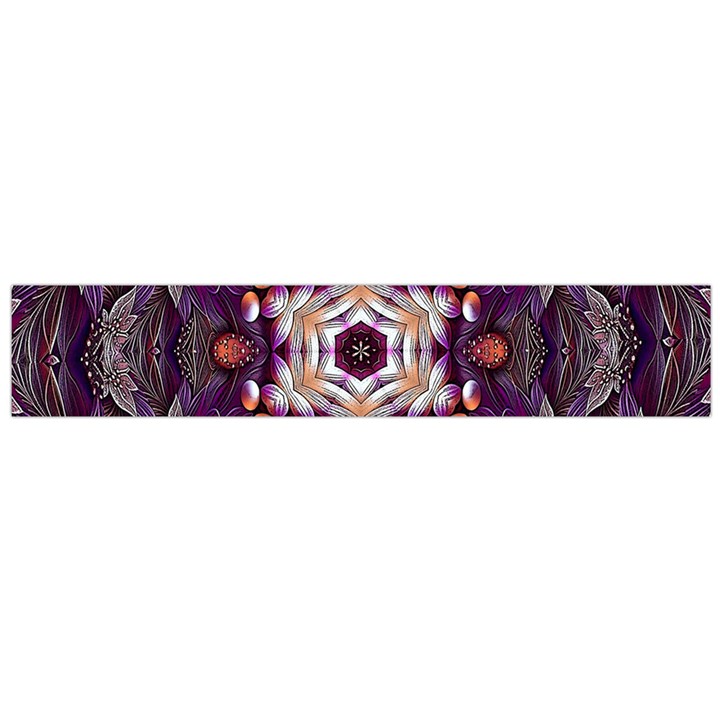 Rosette Kaleidoscope Mosaic Abstract Background Art Large Premium Plush Fleece Scarf 