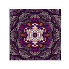 Rosette Kaleidoscope Mosaic Abstract Background Art Square Satin Scarf (30  x 30 )