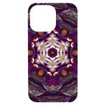 Rosette Kaleidoscope Mosaic Abstract Background Art iPhone 14 Pro Max Black UV Print Case Front