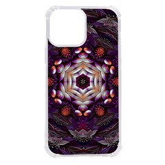 Rosette Kaleidoscope Mosaic Abstract Background Art iPhone 13 Pro Max TPU UV Print Case