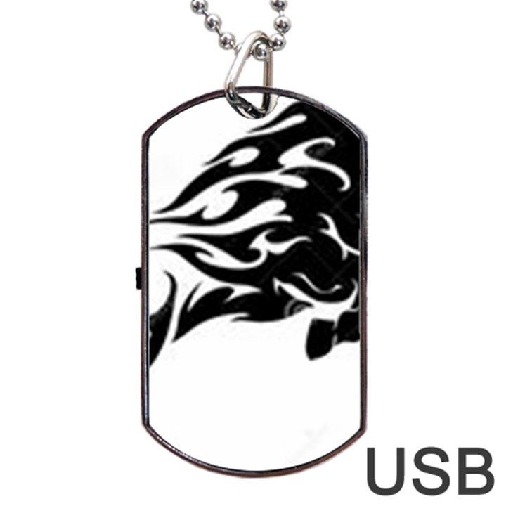 Culture  Dog Tag USB Flash (One Side)