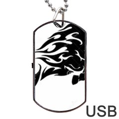 Culture  Dog Tag Usb Flash (two Sides) by Shimman