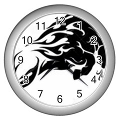 Culture  Wall Clock (silver)